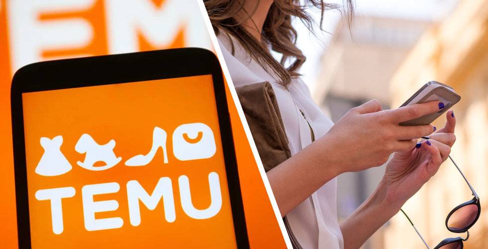 Temu mobilapp-butikk