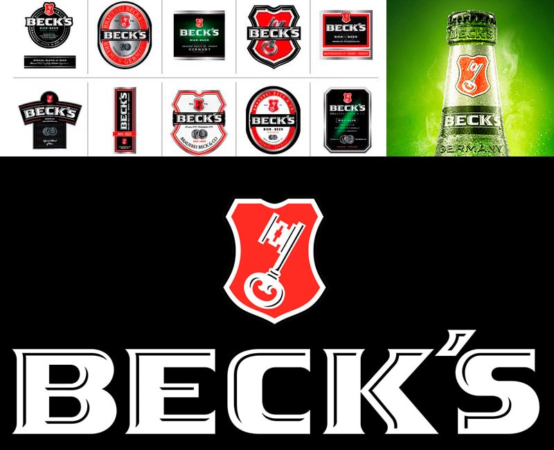 Logo marki piwa Becks