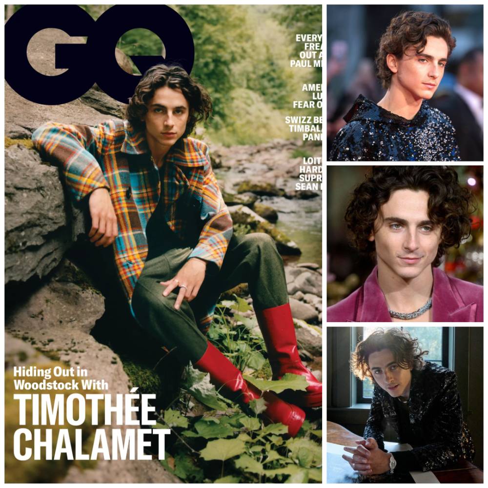 Timothee Chalamet: Chanel, GQ, LV