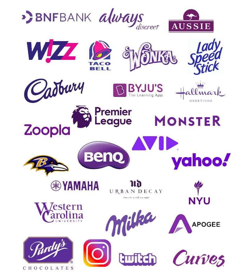 Violet Brands Logos
