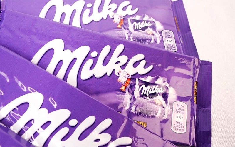 Chocolat violet Milka